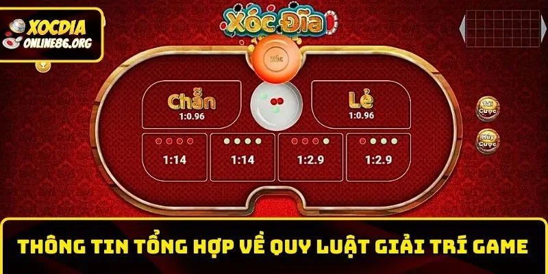 Thông tin tổng hợp về quy luật giải trí game