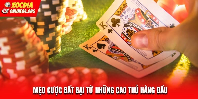 xi to meo cuoc Mẹo cược bất bại từ những cao thủ hàng đầu